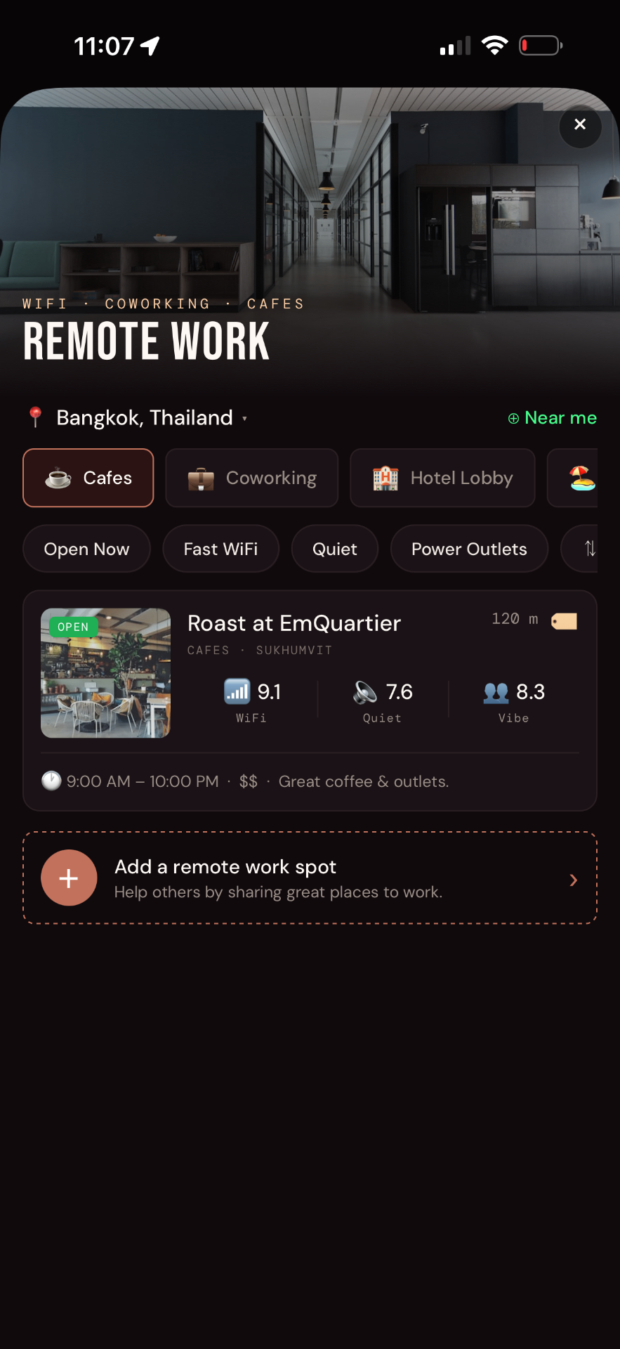 Outbound remote work recommendations